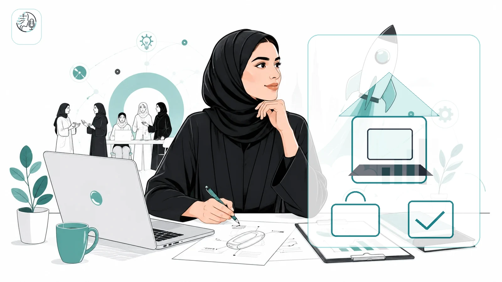 العمل الحر للنساء في السعودية وبناء خدمة رقمية مستقلة من المنزل