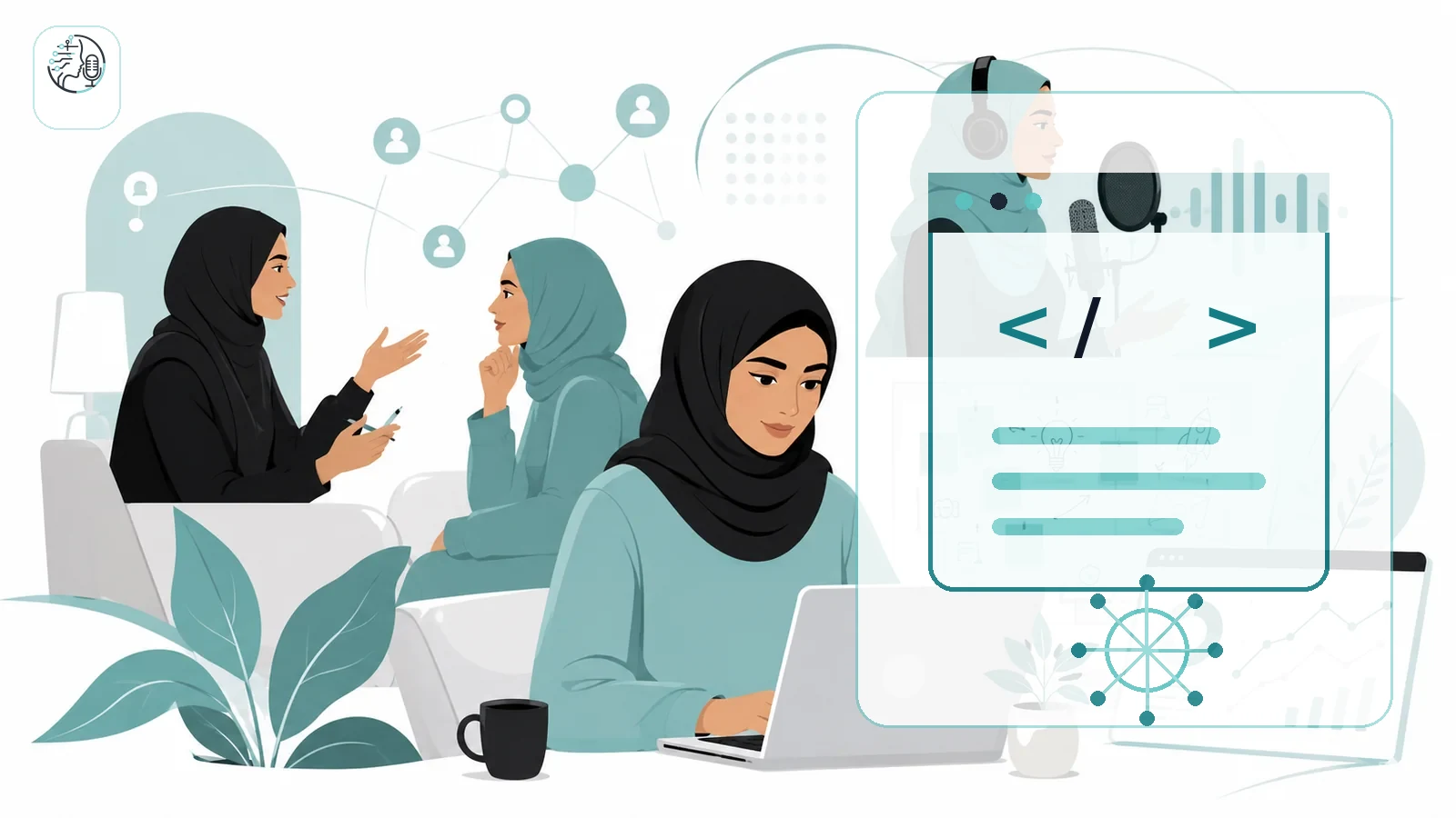 تعلم البرمجة من الصفر للمبتدئات عبر كتابة الأكواد وبناء مشروع عملي